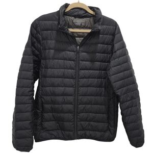 Saddlebred Womans Black Ouffer Down Jacket, Med